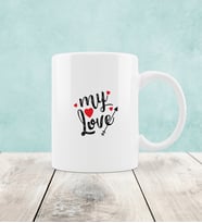 Sevgililer Günü Özel My Love Kupa Bardak
