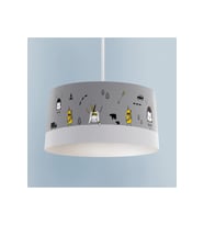 MEKTA HOME BEBEK VE ÇOCUK ODASI Yol ve Küçük Figür Desenli Avize