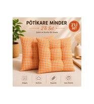 Pötikare Desen 2'li Minder 40x40 cm