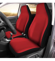 Renault Clio Araca Özel Oto Koltuk Kılıfı PRO - Baskısız - Kırmızı ( Yeni Tasarım - Yeni Fit Kalıp ) (Siyah)