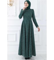 Aymira Abiye Elbise Zümrüt ISR980 (Zümrüt Yeşili)