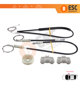 Land Rover Freelander MK1 1997-2006 3/5 Kapı LR006371 İçin Elektrikli Ön Sağ Cam Kriko Tamir Seti