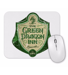 Harry Potter The  Green Dragon Mouse Pad