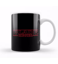 Blade Runner Stranger Things Logo Kupa Bardak Porselen