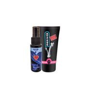 Machoman 60 ml Erkek geciiktirici Sprey+ Maxi Size Erkek Özel Penis Büyütücü Krem