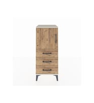 Hyperion Komodin 2 Raflı 3 Çekmeceli Tek Kapaklı 44x44x106 Aytaşı-Çam