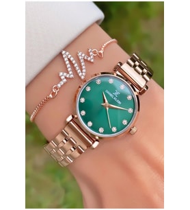Daniel Klein MRD12297 Rose Gold Renk Kadın Kol Saati Bileklik Hediyeli