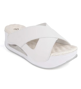 Muya Penelope Anatomik Airmax Memory Foam Kadın Terlik Beyaz