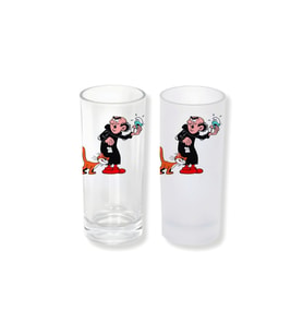 Ghostbastır Design Şirinler Gargamel Buzlu / Buzsuz Seçenekli Rakı Bardağı – 1 Adet Şık Sunum Bardağı 005