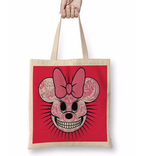Skull Mouse Bez Çanta Uzun Saplı
