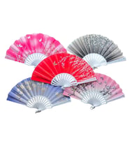 pilelistore Plastik Kumaş Yelpaze 12 li Karışık OB-049