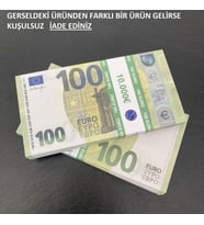 100 ADET 100 EURO GEÇERSİZ EĞLENCE OYUN ŞAKA  DÜĞÜN PARASI