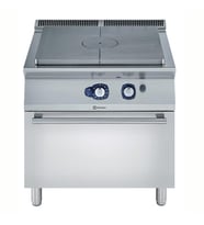 Electrolux Professional Endüstriyel Gazlı Kapalı Ateş Ocak, Merkezde 7 Kw''lık Tek Brulör, Gazlı Fırınlı, Derinlik 730 Mm - 800 Mm E7STGH10G0
