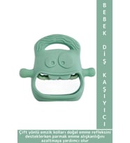 Gıda Sınıfı BPA Free Bebek Parmak Emme Alışkanlığı Azaltan Masaj Etkili Yumuşak Silikon Diş Kaşıyıcı