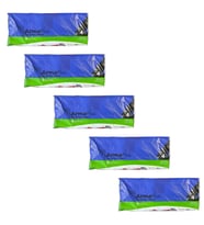 ArmaPlus Takviyeli Kalın Baskılı Beyaz Çanta Poşet Torba - 40x50 Cm. - 50 Adetlik 5 Paket (Siyah)