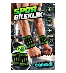 2’li Kompresyonlu Spor Bilek Desteği – Esnek ve Nefes Alabilen Yapı