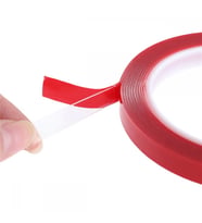 Çift Taraflı Şeffaf Akrilik Silikon Bant 15mm x 10 Metre