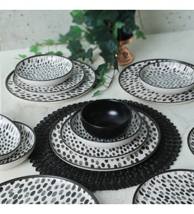 Keramika Shadow Nordic Yemek Takımı 24 Parça 6 Kişilik 21434