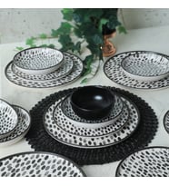 Keramika Shadow Nordic Yemek Takımı 24 Parça 6 Kişilik 21434