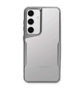 Samsung Galaxy S24 Kılıf Boyi Silikon Kapak - Gümüş