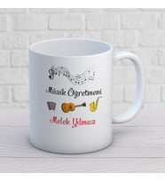 Kişiye Özel Meslek Müzik Öğretmeni Hediyelik Kupa Bardak