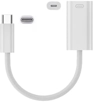 45W Type C to Lightning Kulaklık Dönüştürücü Hızlı Şarj iPhone iPad Macbook Yuva Çevirici Müzik Dinleme Arama OTGKLK