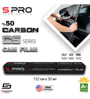 S Pro Cam Filmi Nano Carbon CS Serisi 2PLY %50 152cm/30mt (Karışık)