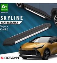 S-Dizayn Toyota C-HR 2 Skyline Aluminyum Yan Basamak 173 Cm 2023 Üzeri A+ Kalite