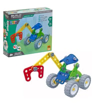 Build Technic Set, 72 Parça Tak-Sök Makaslı Vinç Block Yapı Seti