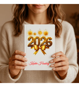Yılbaşı Hediyesi Kişiye Özel Defter Kalem ve Anahtarlık Hediye Seti