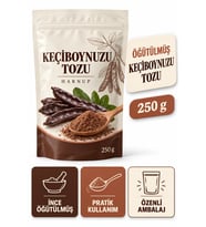 Keçiboynuzu Tozu 250 Gr Öğütülmüş Harnup Tozu Doğal Gıda Ürünü