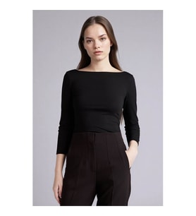 Defacto 26Y801001173 Siyah Kadın T-Shirt G9577AX/BK81