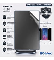 SChitec SAMSUNG Tab A+ Uyumlu Ön Yüzey Hayalet Privacy Hidrojel Ekran Koruyucu