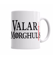 Game of thrones Valar Morghulis Valar Dohaeris    Kupa Bardak Porselen