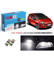 Fiat Punto LED Plaka Aydınlatma Ampul Seti FEMEX Parlak Beyaz
