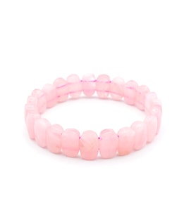 HAKİKİ DOĞAL PEMBE KUVARS BİLEKLİK 1.KALİTE 008