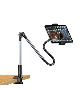 Masaüstü Akrobat Telefon Ve Tablet Tutucu Stand Sıkıştırmalı 360 Derece Oynar Başlıklı