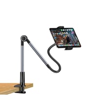 Masaüstü Akrobat Telefon Ve Tablet Tutucu Stand Sıkıştırmalı 360 Derece Oynar Başlıklı