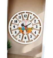 En İyi Anneye Hediye Duvar Saati 40cm (Beyaz)
