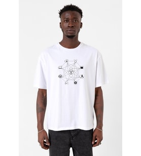 Sense8 Sensates Cluster Beyaz Erkek Oversize Tshirt