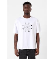 Sense8 Sensates Cluster Beyaz Erkek Oversize Tshirt