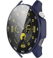 Huawei Watch GT4 46mm Sert PC Kasa ve Ekran Koruyucu Sport Watch (41mm Değildir) (Lacivert)