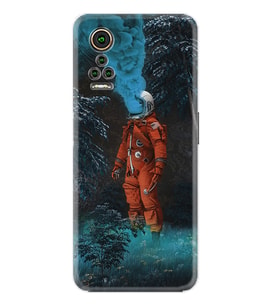 General Mobile GM 21 Pro GM 22 Pro Plus Kılıf Desemli Silikon Astronot Smoke 1769