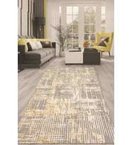 Dijital Kaymaz Taban Yıkanabilir Modern Renkli Salon Halısı Mutfak Halısı Yolluk ND-HT-35 (Krem)