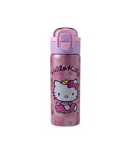 Hello Kitty Çift Fonksiyon Kapaklı Çelik Matara 600Ml 3834