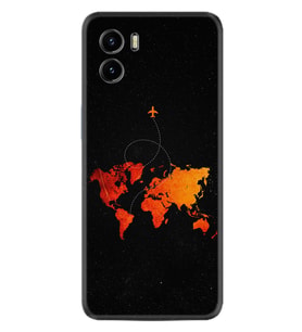 Vivo Y15S Y32 Y33S Y51 Y53S Kılıf Desemli Silikon İz Bırakan Uçak 1778