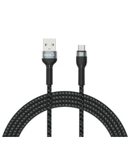 Zore Shira Serisi Micro USB Kablo 2m (Siyah)