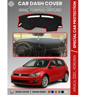 VOLKSWAGEN GOLF 7 (2013-2020) Torpido Örtüsü Ön Göğüs Koruma Tam Uyum Çatlamayı Önler