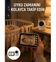 Gece Görüşlü Hareket Takipli Bebek Kamera Sistemi Yeni Nesil