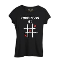 Louis Tomlinson - 91 Siyah Kadın Tshirt